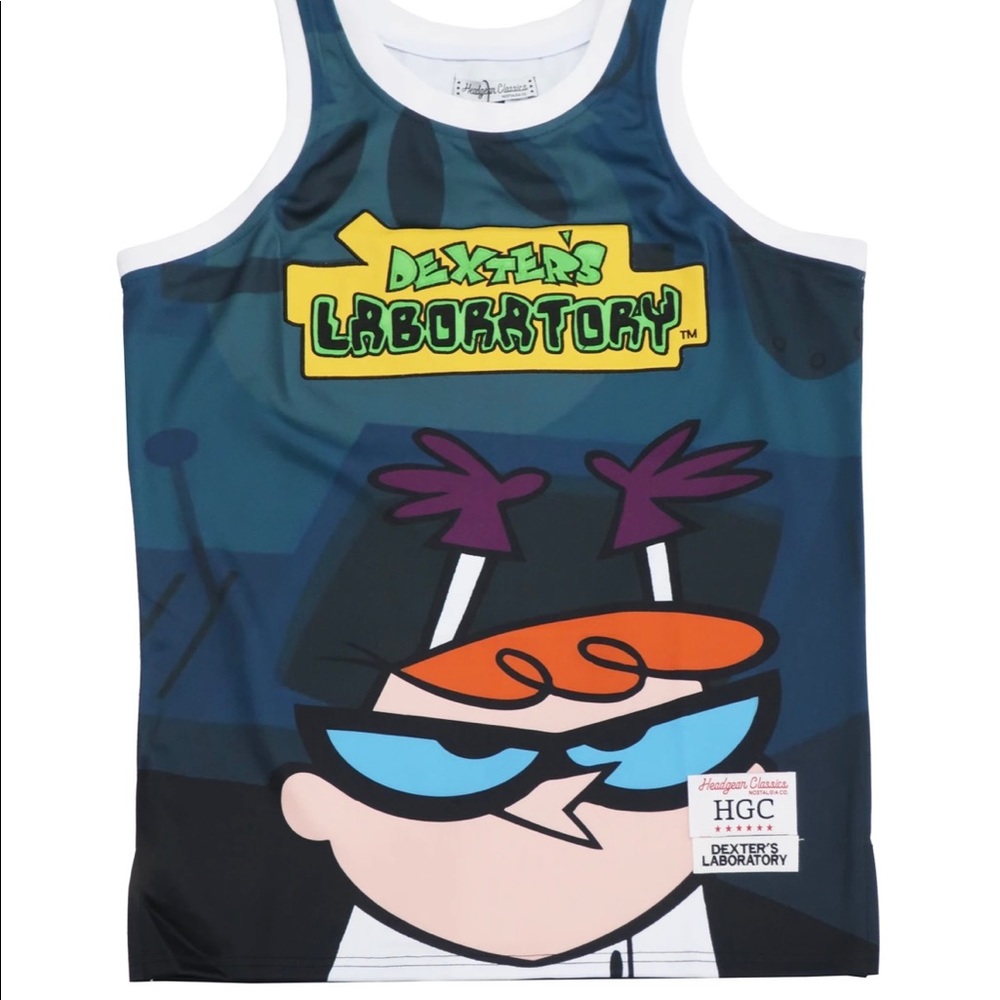 Dexter’s Laboratory Headgear Classics basketball Jersey